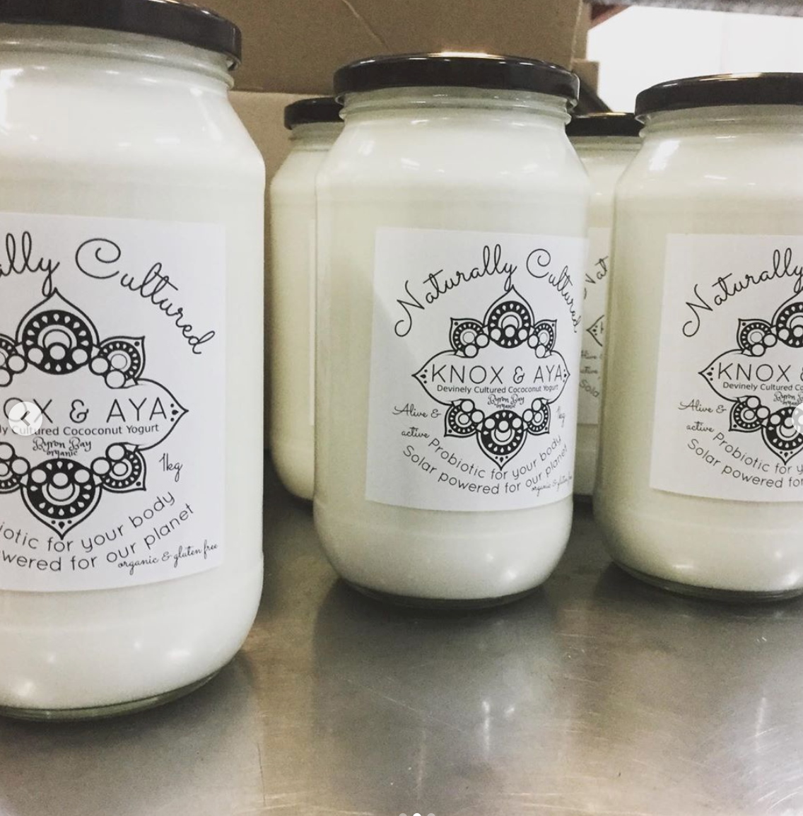 Knox and Aya, clean and simple Coconut yogurt
